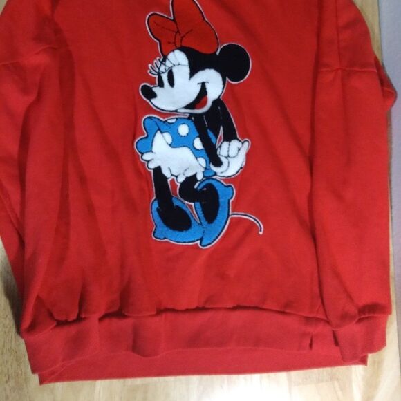 Disney Minnie Mouse Embroidered Crewneck Sweatshirt - Picture 2 of 7